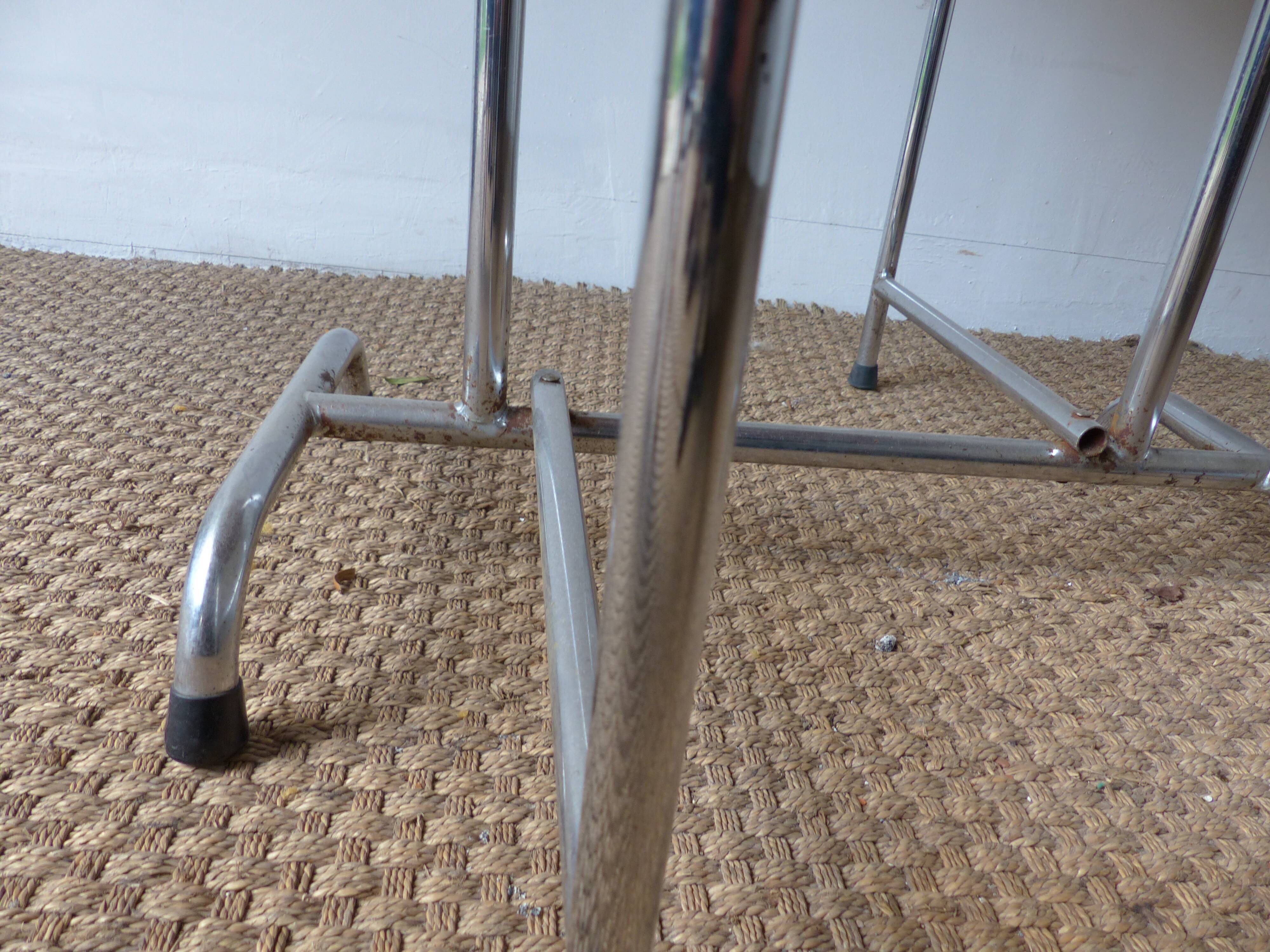 Vintage adjustable folding table