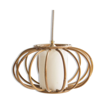 Rattan hanging lamp
