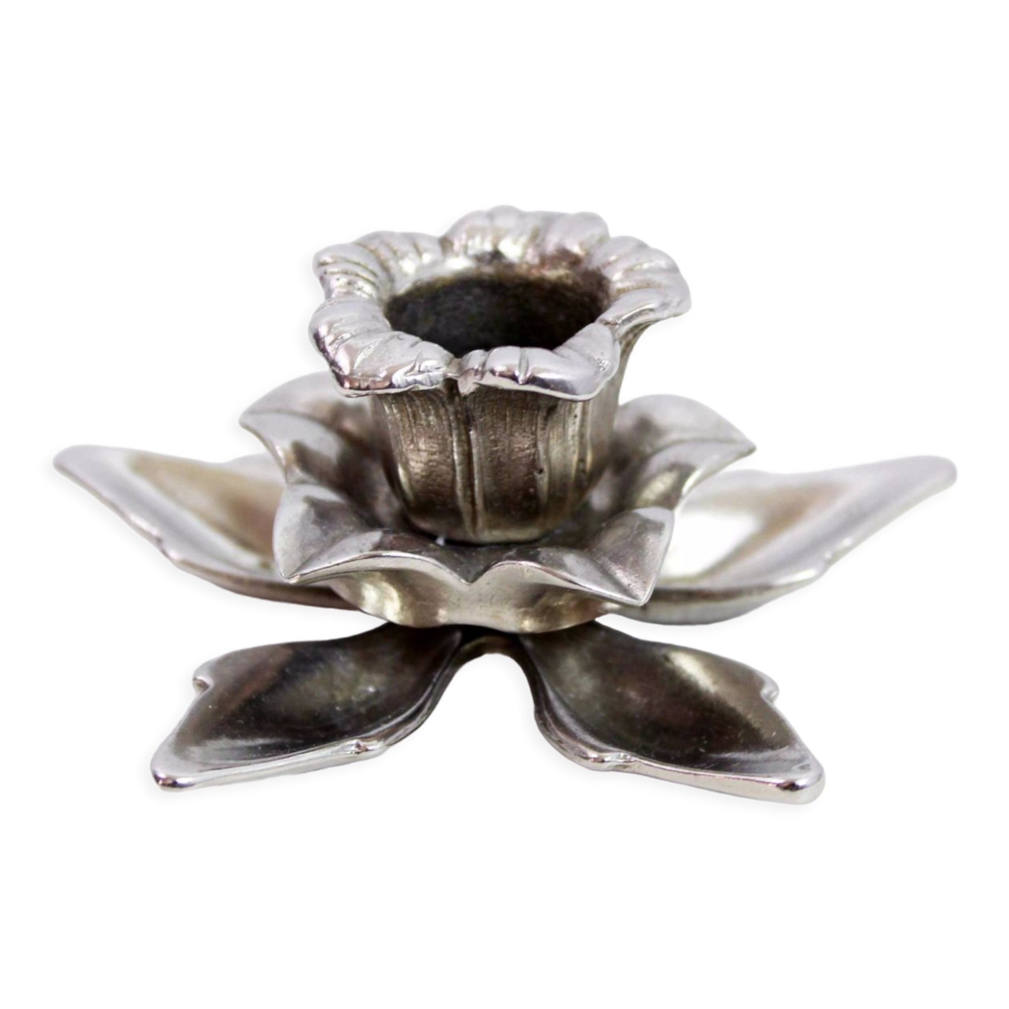 Vintage floral candle holder