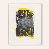 At Night, Color Lithograph, 41 x 51 cm