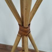 Rattan plant stand