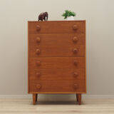Commode en teck, design danois, années 1960, production Danemark