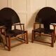 Pair of G23 hoop armchairs
