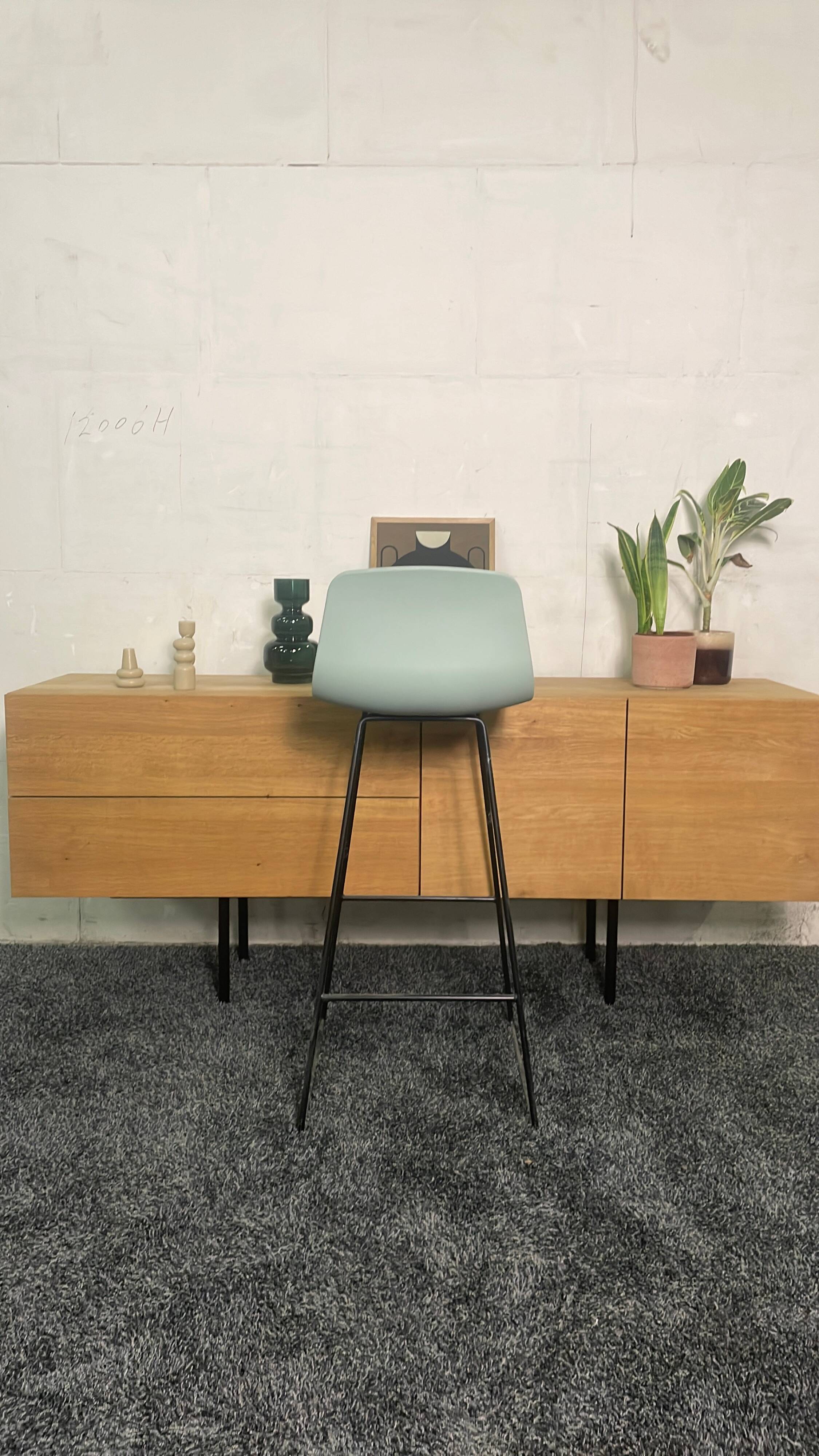 Fiber bar stool Muuto