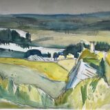 Antoine Chartres, Rhone Landscape (circa 1935)