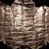 Kalmar candlestick with ice glass discs 1960's