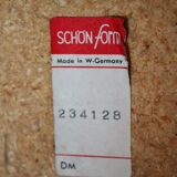 Mirror of 50-60 years 32x66cm