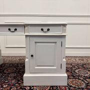 Ensemble de bureau blanc classique avec chaise de bureau