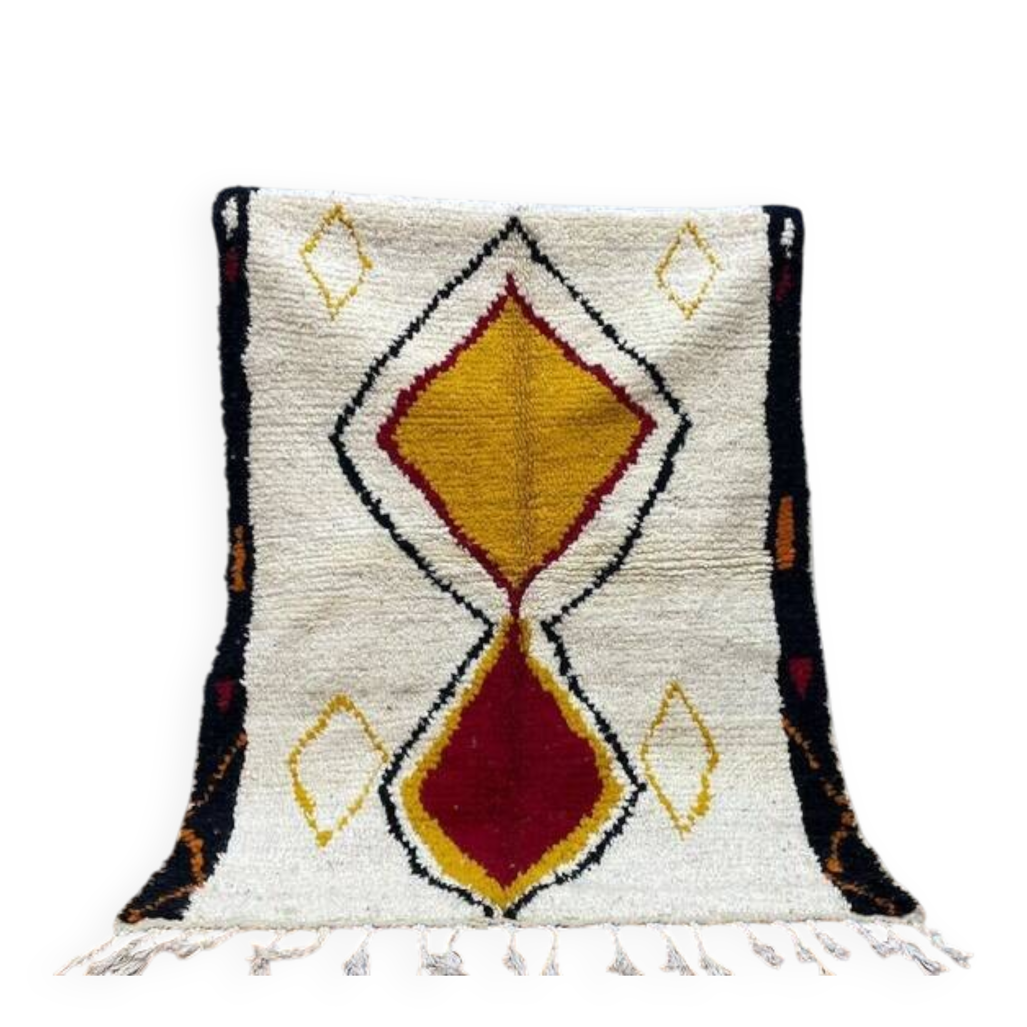 Handmade Moroccan pure wool rug, size 150 x 250 cm