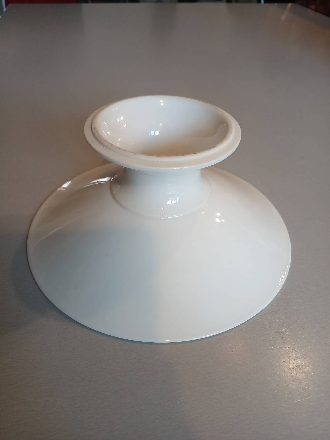 Antique white porcelain fruit bowl