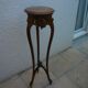 Ancienne selette en bois sculté