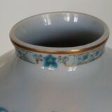 Haviland Limoges vase – Nankin turquoise and gold decoration – 17 cm