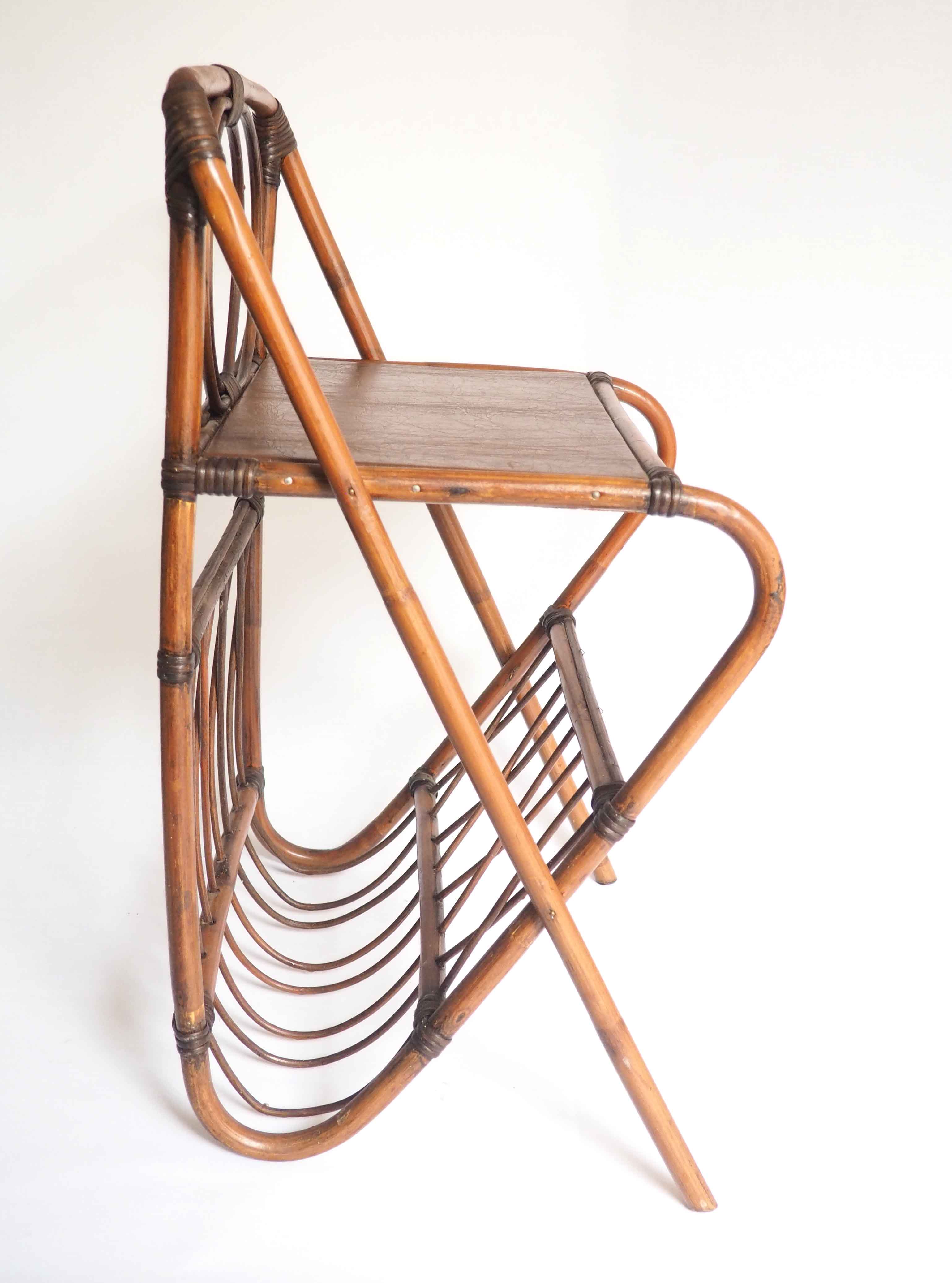 Bedside table rattan