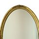 Hollywood Regency Golden Mirror Oval Deknudt Classic
