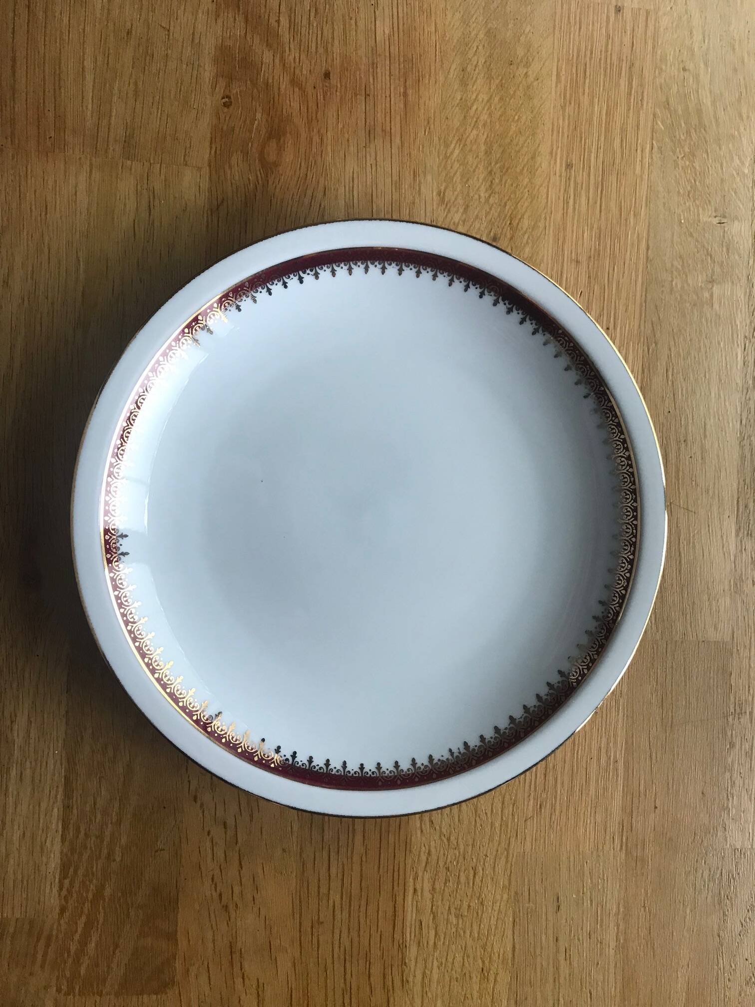 Set of 10 Berry High Porcelain dessert plates