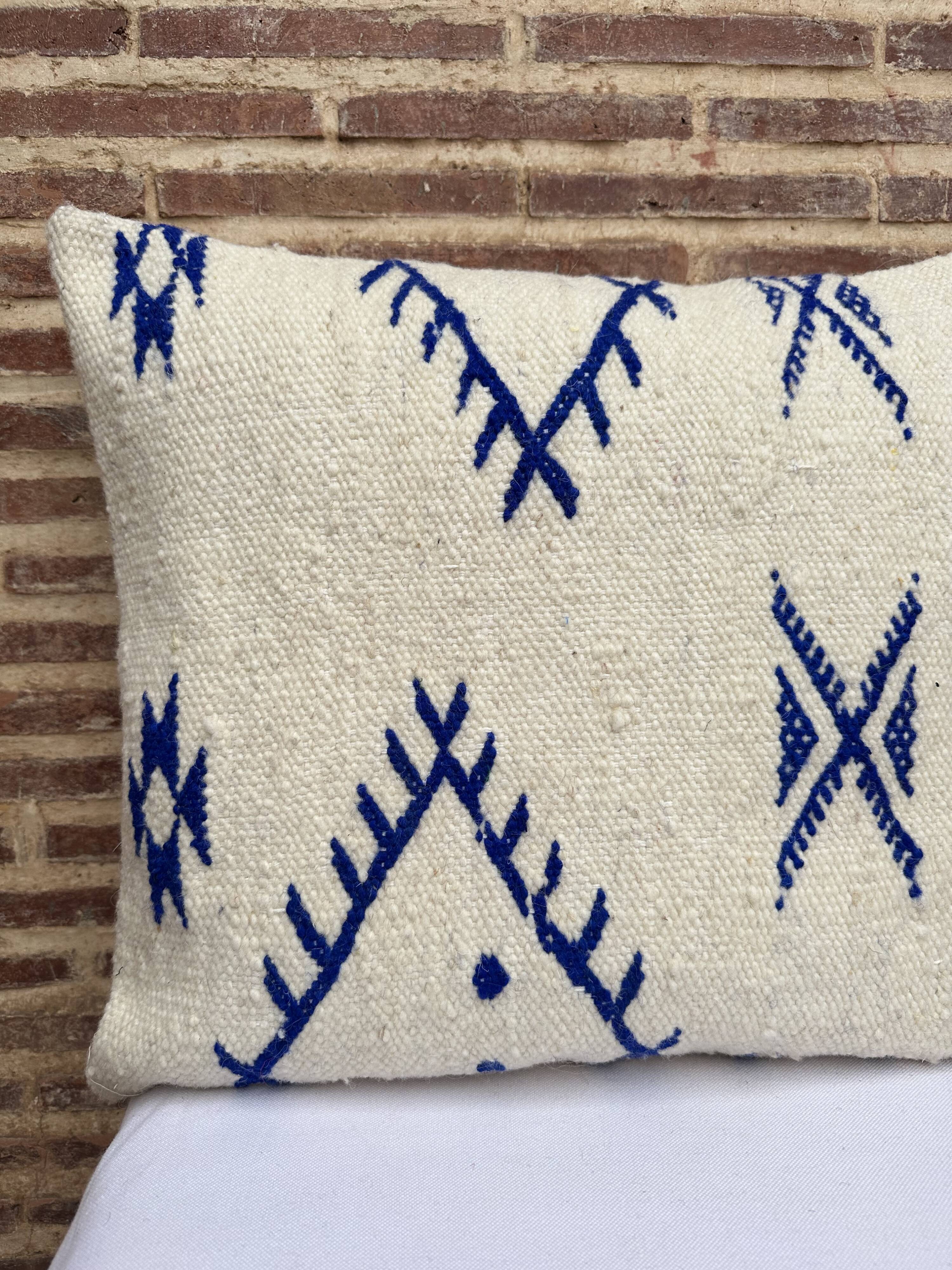 Coussin de sol marocain, coussins décoratifs, ottoman marocain vintage,