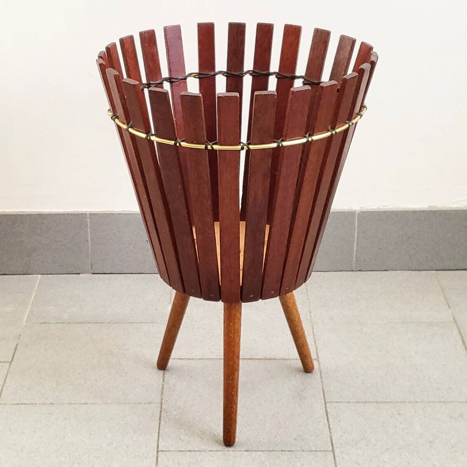 Porte-plantes vintage scandinave 1960
