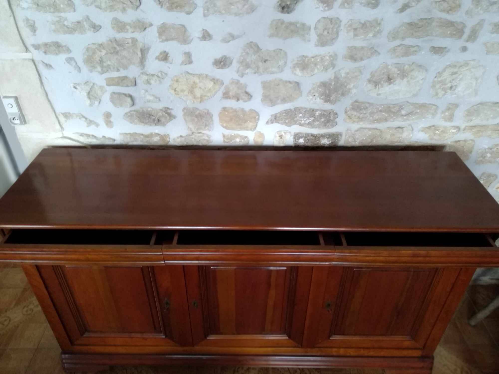 Cherry wood sideboard