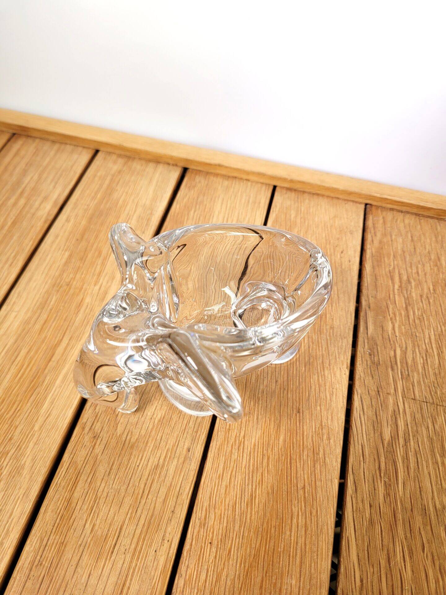Vannes crystal elephant ashtray
