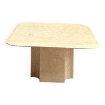 Vintage travertine coffee table