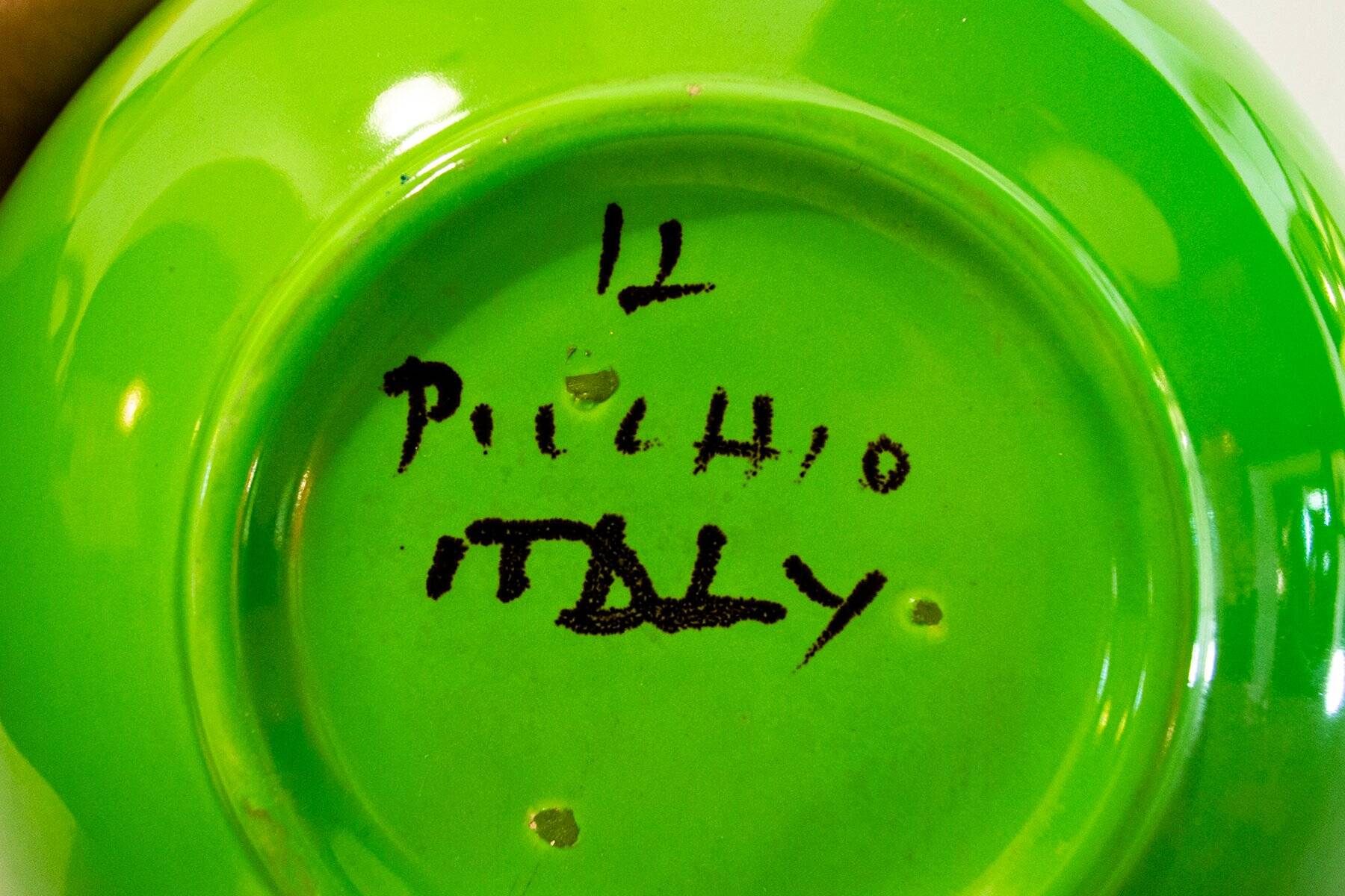 Flower vase La Bolla in ceramic by Enzo Bioli for Il Picchio Italy, 1960s.