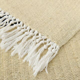 Handmade hemp runner rug 283x77 cm