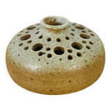 Stoneware flower spike ball vase, 7 soleils workshop