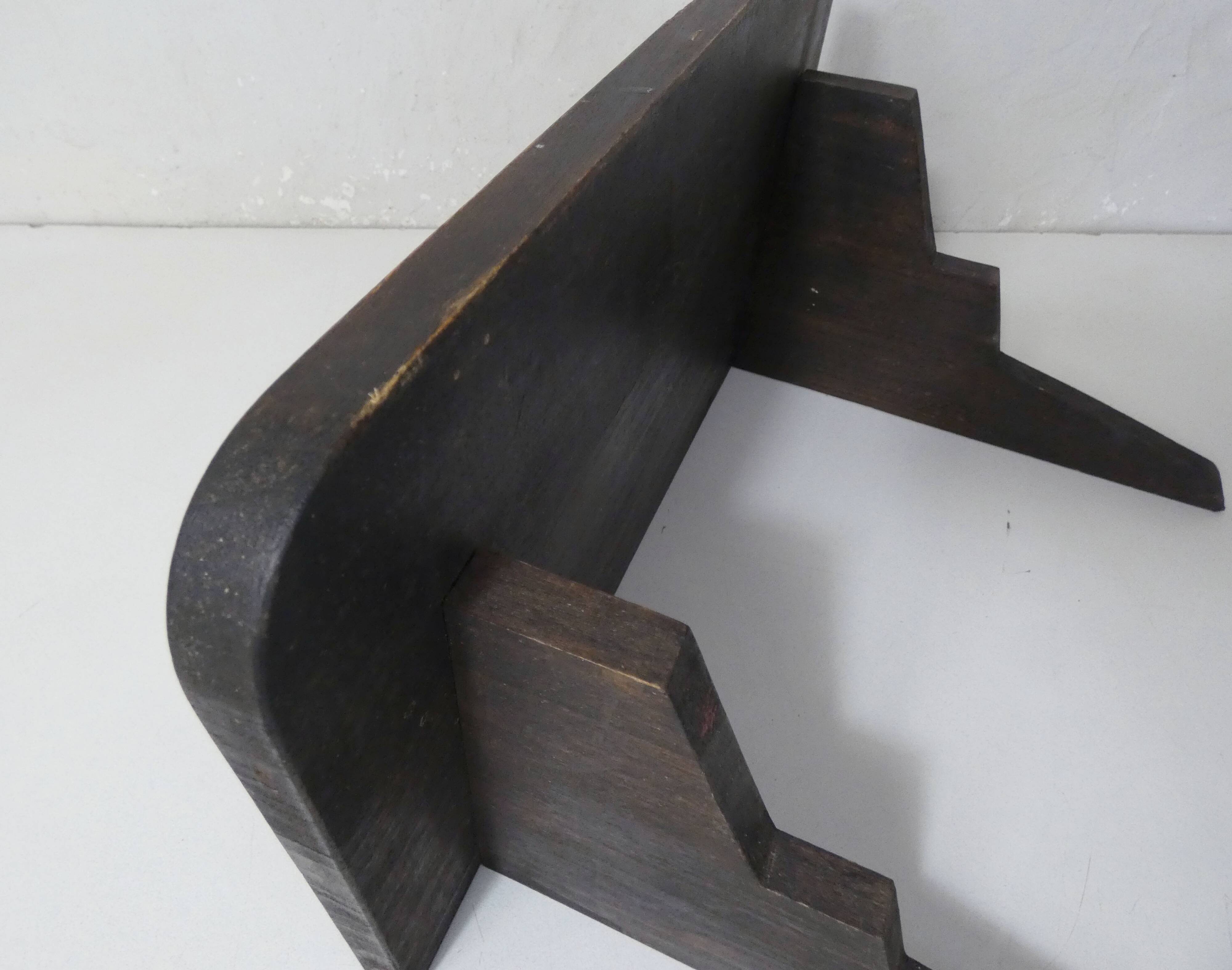 wooden shelf