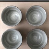 Set of 4 sandstone cups