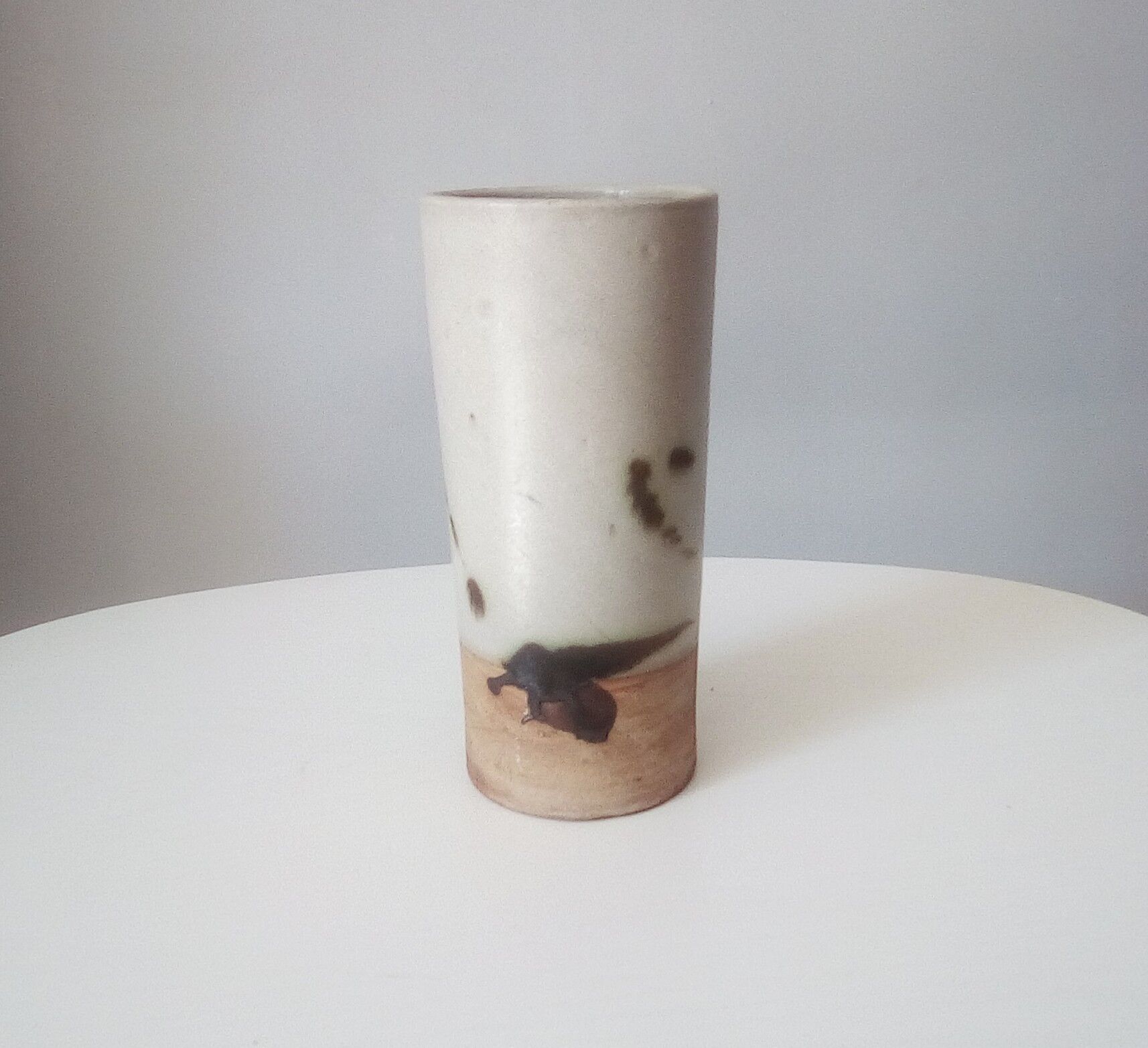 Sandstone pot 60s/70s la Colombe Vallauris