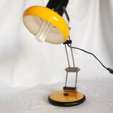 Articulated lamp in lacquered steel, Aluminor, France, 1980.