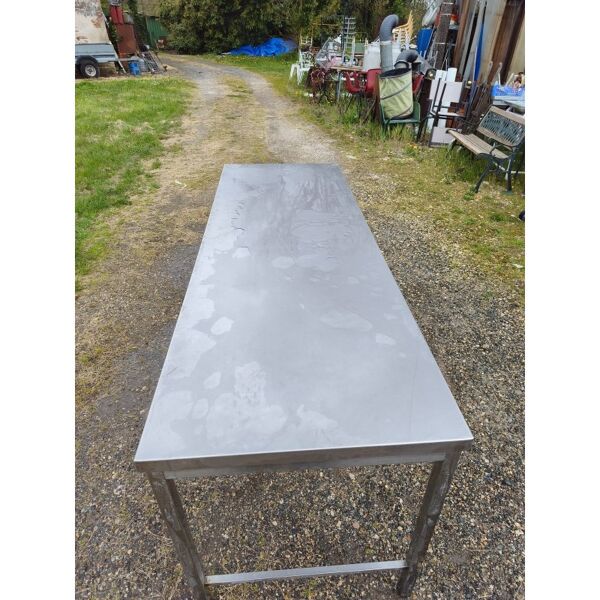 Table inox de collectivité