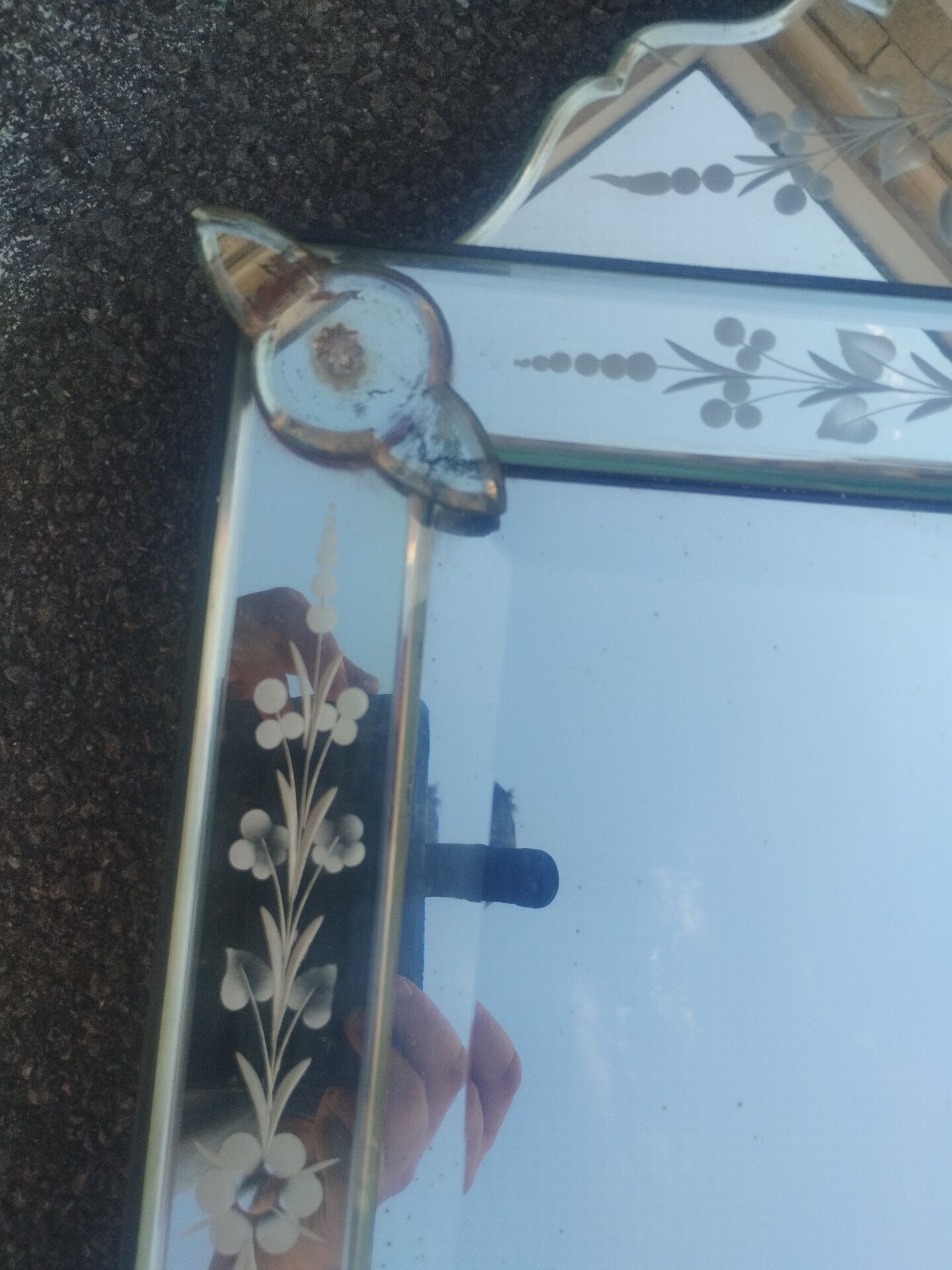Antique Venetian mirror
