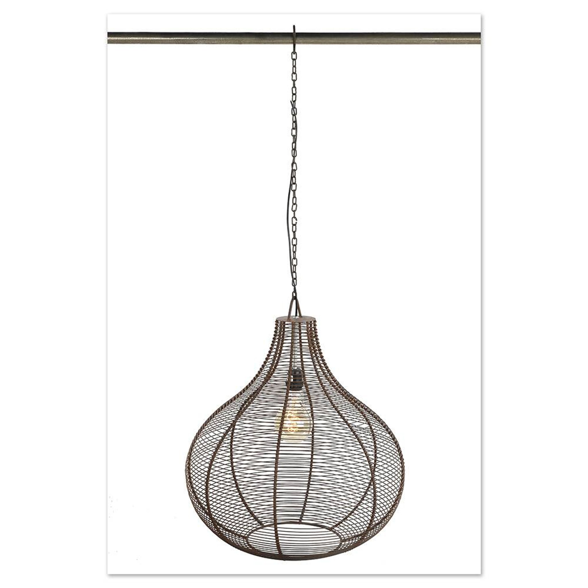 Transformed industrial chandelier