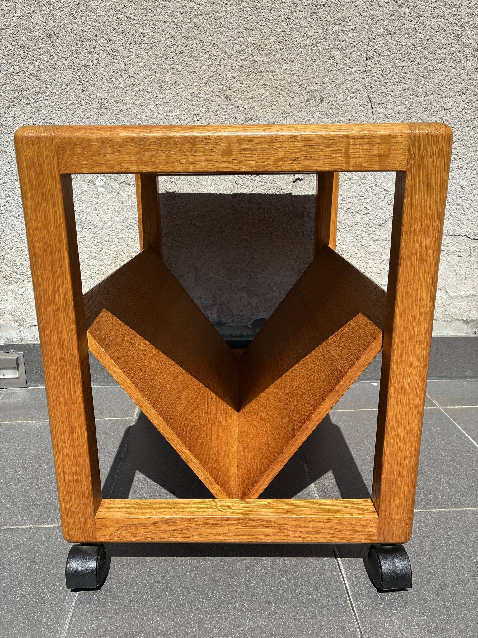Aksel Kjersgaard for Odder side table with magazine shelf, 1960s