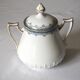 White Limoges porcelain sugar bowl/sugar pot