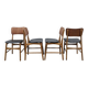4 Scandinavian teak chairs