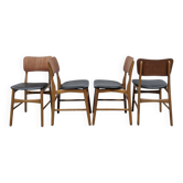 4 chaises en teck scandinaves