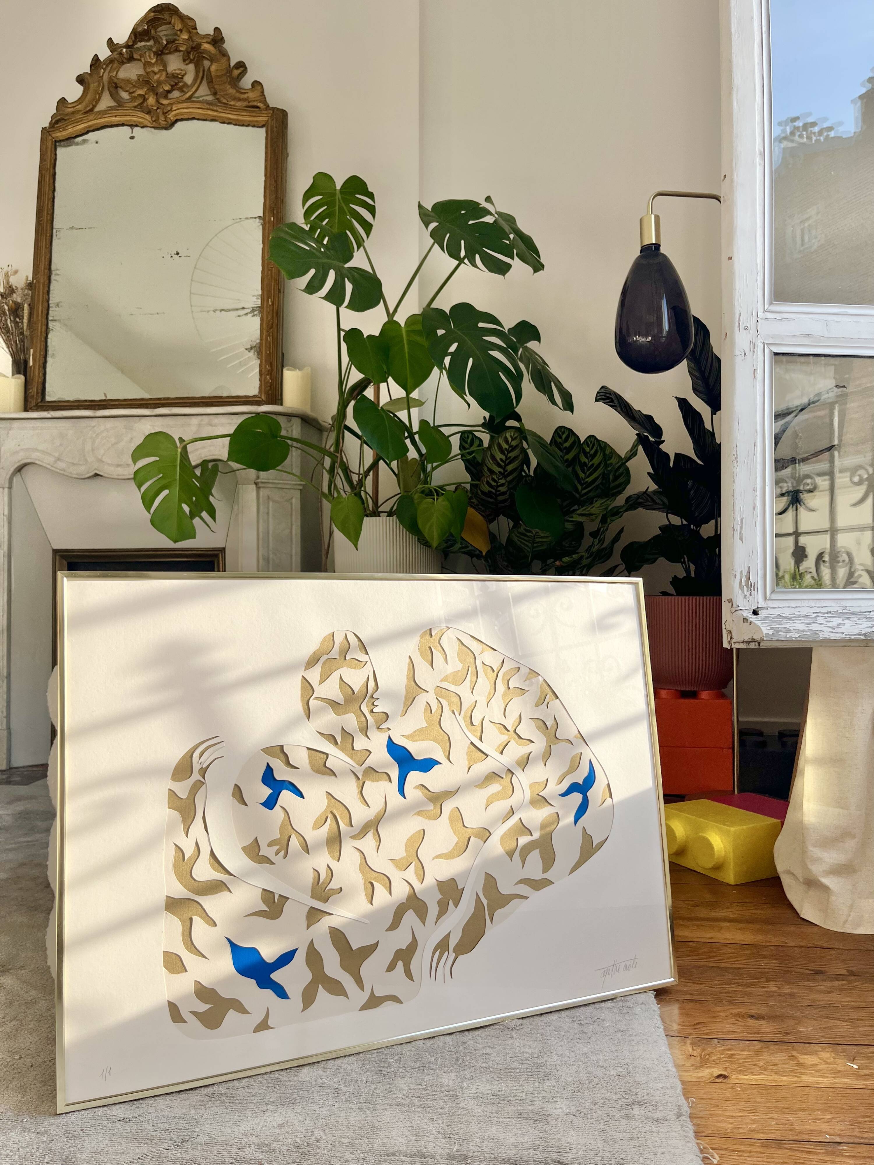 "Le parfum de l'été", 2023, format 50 x 70 cm, unique copy by Atelier Agapé