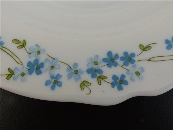 Arcopal hollow plates blue flowers model Veronica