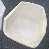 Chair / Plastic armchair White Robin Day