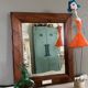 Antique wooden mirror “Wedding day”
