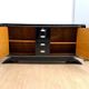 Art Deco Sideboard in Black Lacquer, Maple & Chrome, France, 1930