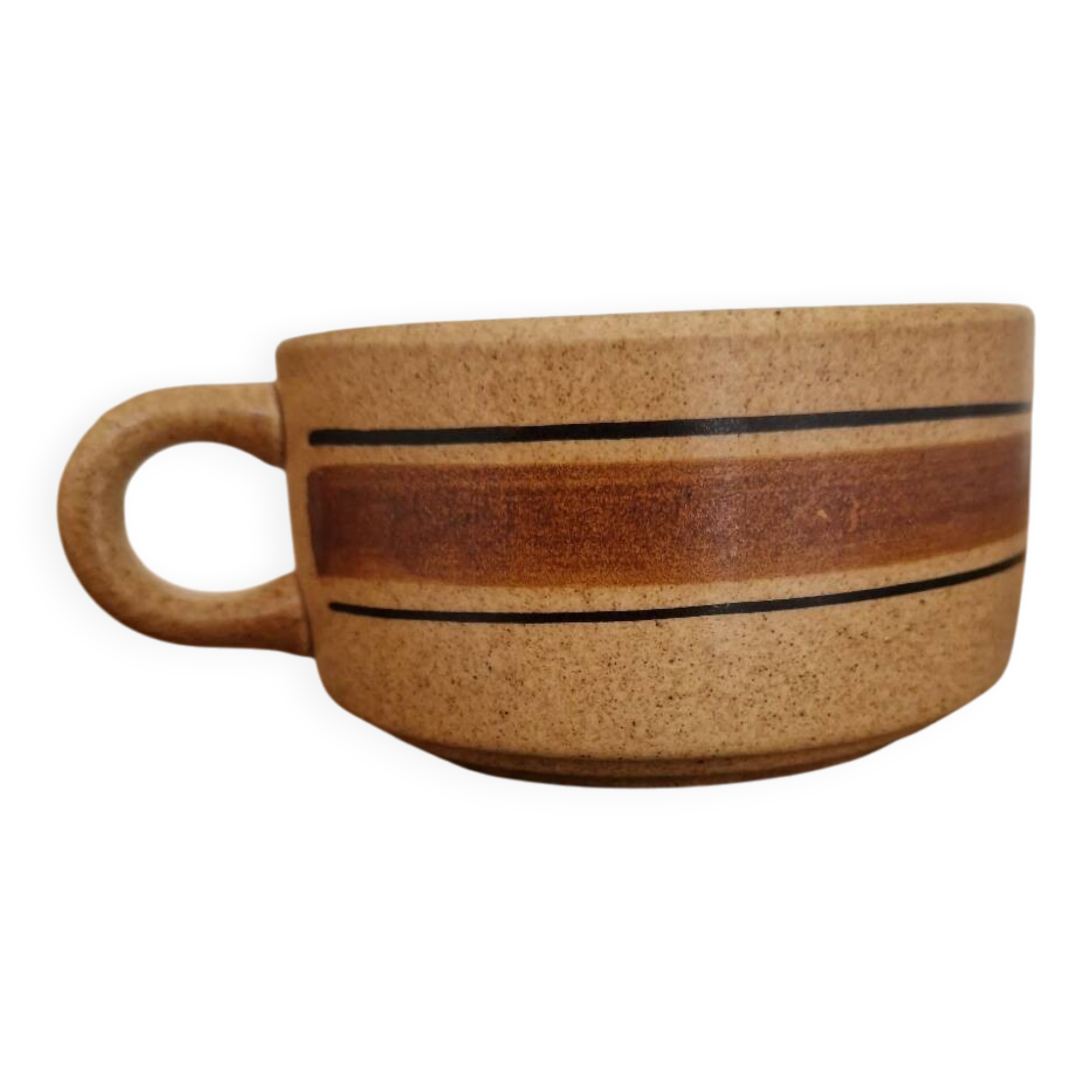 Tasse vintage en grès, France