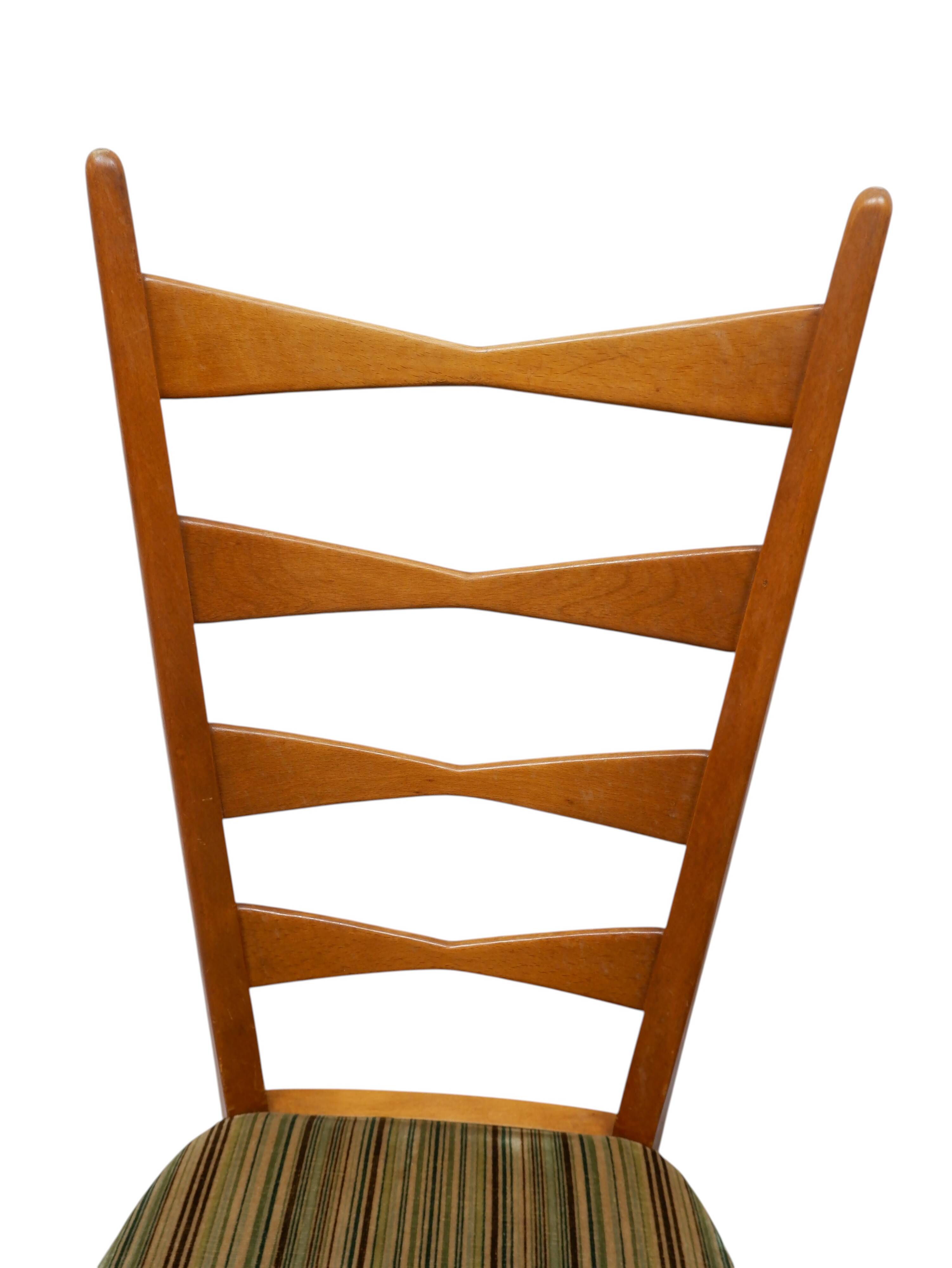 Ensemble de 4 chaises de salle à manger danoises, années 1960.
