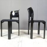 6 dining room chairs by Bruno Rey for Kusch & co, 1970s