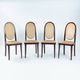 Thonet High Back Velvet Chairs No. 567 by Otto Prutscher