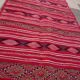 Handmade red Berber kilim rug 210x100cm
