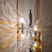 Mazzega floor lamp by Toni Zuccheri in Murano glass 1970s