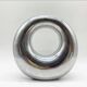 XXL “Donut” Vase / Polished Cast Aluminum – 1980s